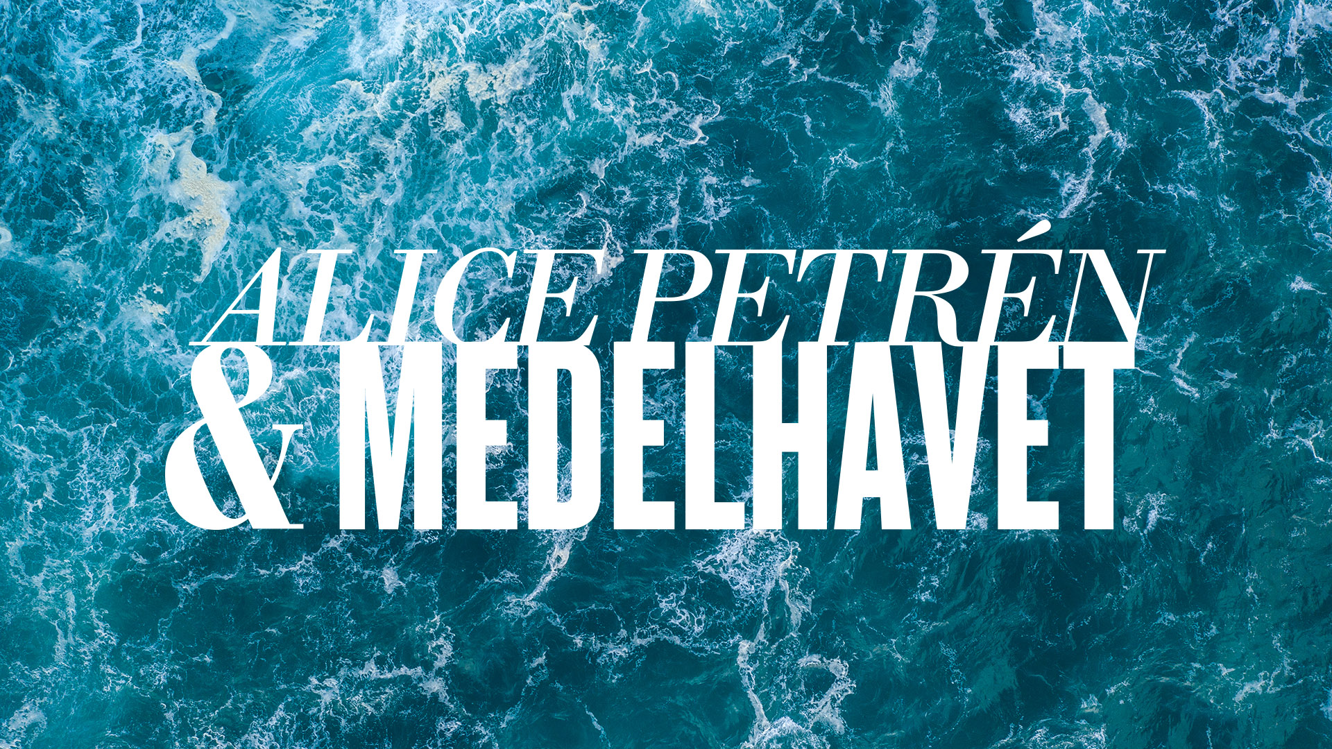 Dekorbild. Alice Petrén och Medelhavet